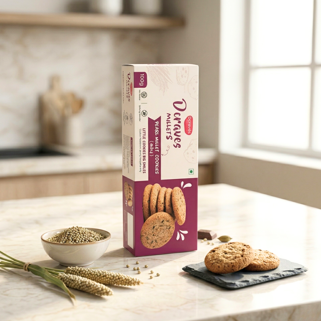 Pearl millet cookies